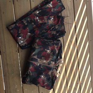 Women ADIDAS Army Tracksuit.  Size Small